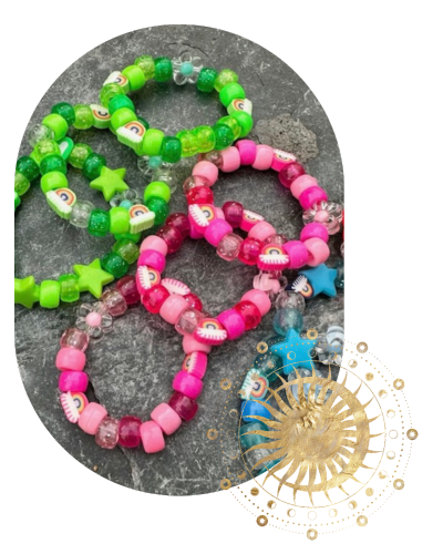 bracelets fantaisie enfants colorés iconik choupy