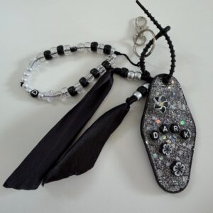 porte clé Iconik Lucky Pop noir gris