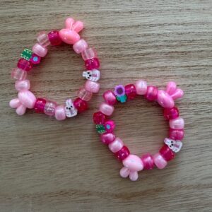 Bracelets rabbit love candy enfants rose
