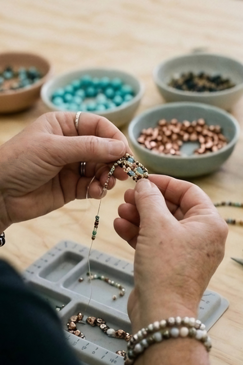 atelier création bijoux fantaisie fun et inspirant et ambiance garantie
