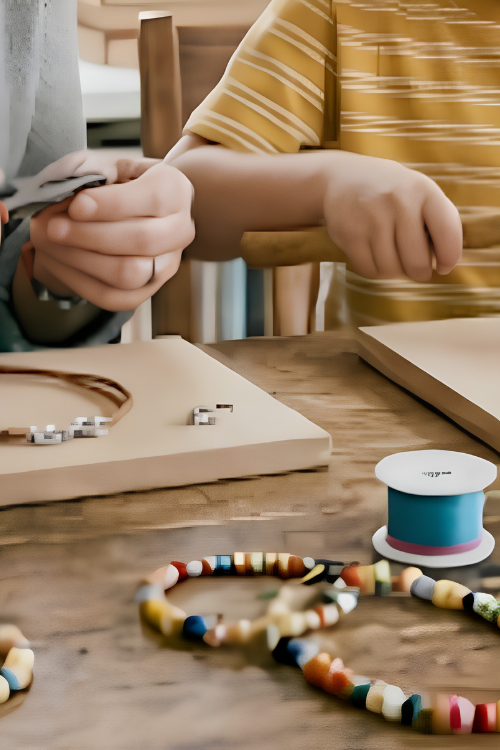creation de bijoux en duo mère fille dans les Yvelines