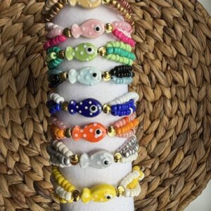 Bracelet sardinhas triple perle