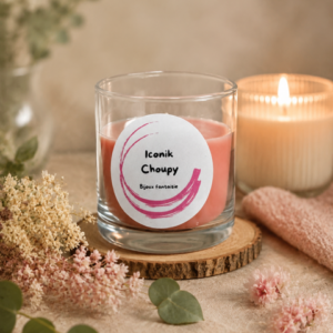 bougie cire de soja iconik choupy senteur fruits rouges